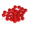 wooden beads 10mm red