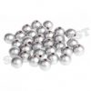 wooden beads 10mm silver