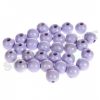 wooden 10 beads 12mm lilac