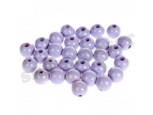 wooden beads 8mm lilac