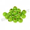 safety beads 12mm yellow green